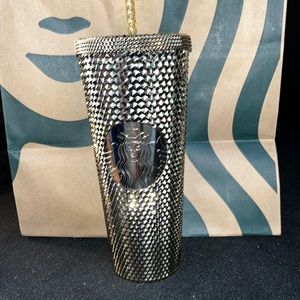 Starbucks Holiday Tumbler Gold